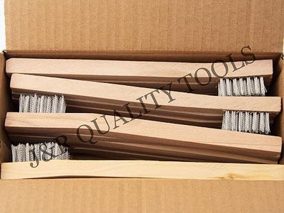 24 Pack Stainless Steel Wire Brush Tooth Brushes…