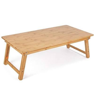 Large Size Floor Desk Nnewvante Floor Table Tray with Folding Legs Adjustable Low Coffee Table for Breakfast Serving Tray Gaming Writing 33.5x17.7in