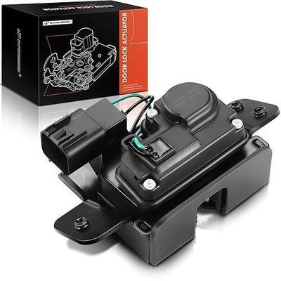 A-Premium Manual Trunk Latch Lock Actuator w/ 4-Pin Compatible with Buick Cadillac Chevy GMC Pontiac & Saturn Enclave Escalade Suburban Yukon Torrent Vue - Only Fit Manual Liftgate