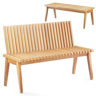 Melino Wooden Bench Outdoor 47" Convertible Acacia Wood Bench, Solid Wood Indoor Patio Benches for Outdoors, 3 in 1 Garden Bench for Porch Entryway Living Room Backyard Deck, Natural
