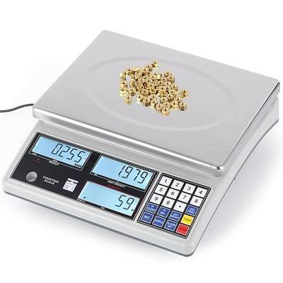 Industrial Counting Scale Digital Scale for Parts and Coins kg/g/lb Electronic Gram Scale Inventory Counting Scale Industrial Parts Coins Piece Counting Scale (30kg/66lb, 1g)