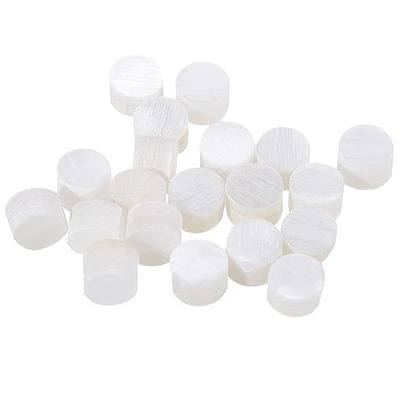 Musiclily Pro 3mm Natural Mother of Pearl Guitar Fretboard Inlay Dots, White Pearl (Set of 20)