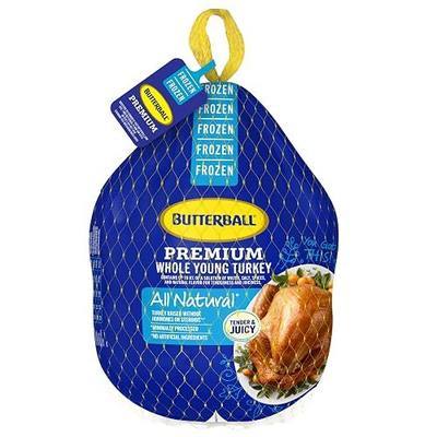Butterball, Frozen Young Turkey, 12 lbs, Serves 5 - 8