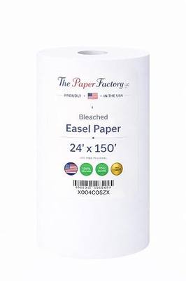 Durable Art Easel Paper Roll 24" x 150' --- for Kids Crafts, Drawing & Painting – White Easel Paper Roll for Art Tables, Classrooms & Home Projects