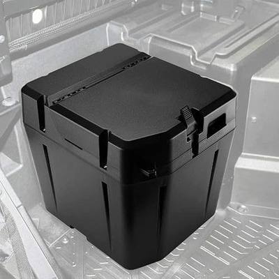 KEMIMOTO UTV Under Seat Storage Box, 37L/9.78Gal (Fit Door) | Waterproof Lockable Compatible with Polaris Ranger XP 1000/Crew 2018-2025 2026 Replace #2882910 Lock Not Included