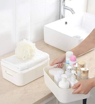 Set of 6 Storage Bin Storage Basket Desk Cabinet Organizer