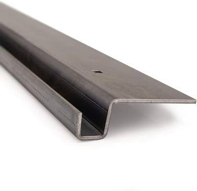 RecPro 10ga Steel Mounting Channel for 48" x 4" Heavy Duty Trailer Loading Ramps | for Trailers and Tailgates (2-Pack)
