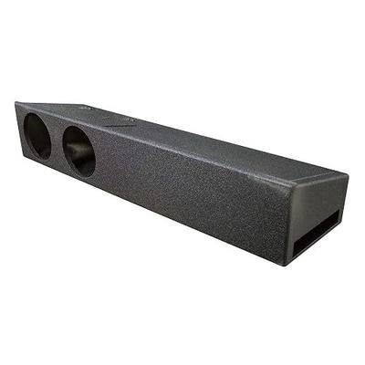 QPower Downfire Dual 8in Underseat Subwoofer Box Compatible with 2009-2026 Ford F-150 SuperCrew and 2017-2026 F-250, F-350 Super Duty