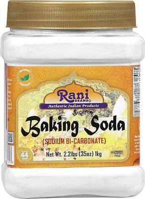 Rani Baking Soda (SODIUM BI-CARBONATE) 35oz (2.2lbs) 1kg PET Jar ~ Used for cooking, NON-GMO | Indian Origin | Gluten Friendly