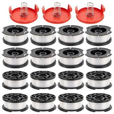 KAKO AF100 Spool for Black Decker Weed Eater String, 0.065" 30ft Autofeed Spool for Black Decker AF100 Replacement Spool, Replace GH600 GH900 Spool for Black Decker Weed Eater Spool(16+3+3)