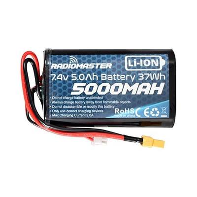 SoloGood RadioMaster TX16S Battery 5000mah 2S 7.4V Li-ion with XT30 Plug JST-XH for GX12 TX16S TX12 Radio Controller