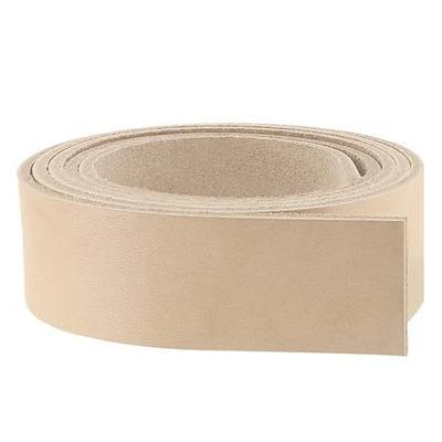 ELW Leather Blank Belt | 5-6 Oz. (2-2.4mm) Thickness | Size: 1-1/2"x52" (3.81x132cm) | Cowhide Vegetable Tanned | Full Grain Strip, Strap | Ideal for DIY Belts for Tooling, Crafting, Stamping, Dyeing