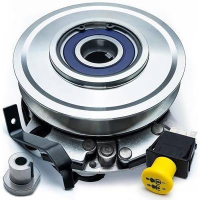 HiTorque 130ftlb (OEM 105) BIGBearing Blade Clutch & 20A PTO Switch fits John Deere D140 D150 D155 D160 D170 E140 E150 E160 E170 E180 X135 X140 X146 X165 X166 GY20878 GY20939 GY22213 Mower Tractors