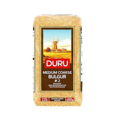 Duru Medium Coarse Bulgur, 35.2oz (1000g), Wheat Berries, 100% Natural and Certificated, High Fiber and Protein, Non-GMO, Great for Vegan Recipes, Better than Rice