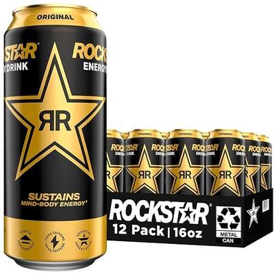 Rockstar Energy Drink, Original, 16 Fl Oz Cans (Pack of 12)