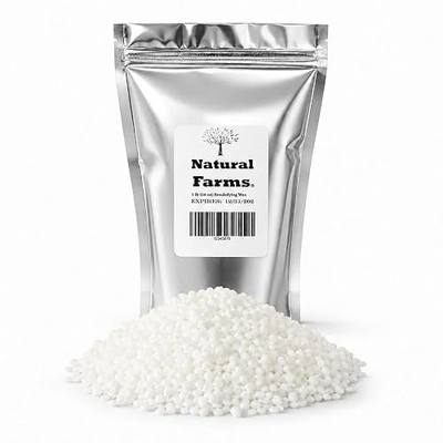 Natural Farms (1lb) Non-GMO Emulsifying Wax Pastilles NF – Plant-Derived Cosmetic Grade Wax