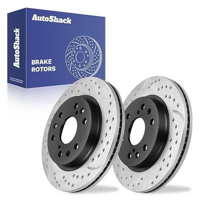 AutoShack Front E-Coated Rotors 12.99" (329.9 mm) for GMC Sierra 1500 2018 | E-Coated Brake Rotors, direct-fit replacement for Chevy, Silverado 1500 2005-2018, 4WD RWD V6 4.3L V8 4.8L 5.3L 6.0L 6.2L