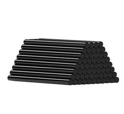 Black Hot Glue Sticks 4" Long 0.27" Dia, Mini Size Glue Sticks for Glue Gun, Dual Temp All Purpose Craft Adhesive, 60-Pack