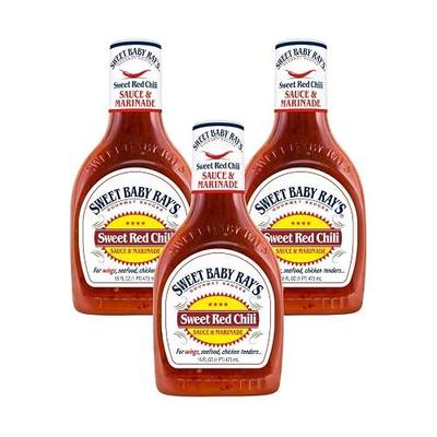 Sweet Baby Ray's, Wing Sauce & Glaze, Sweet Chili (16 Fl Oz (Pack of 3))