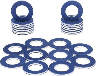 90430-12031 (24Pcs) Aluminum Oil Drain Plug Gaskets Fits for Toyota Lexus Scion Crush Washer Seals Replaces# 9043012031