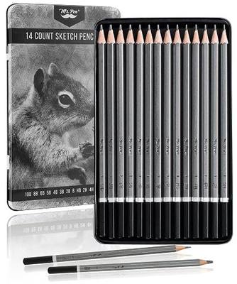 Mr. Pen- Sketch Pencils for Drawing, 14 Pack | Artist Graphite Pencils for Sketching (10B-6H), Sketch Set for Artists, Shading & Art Projects, Sketching Supplies
