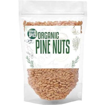 Essential Spice Organic Pine Nuts, 8 Oz – Buttery, Delicate & Naturally Sweet – Raw Shelled Pine Nuts for Pesto, Salads, Baking & Gourmet Cooking