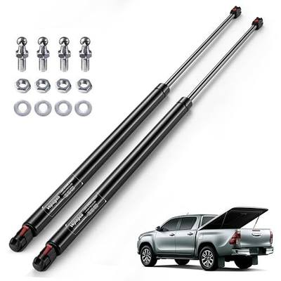 Vepagoo St270edi-45 27 inch 45 lb Gas Struts for Truck Tonneau Cover, 2Pcs | Undercover Topper Pickup Truck Bed Cover Shocks, Snugtop Snowmobile Trailer Cap Window Spring Lift Supports, 10 mm Ball Stud