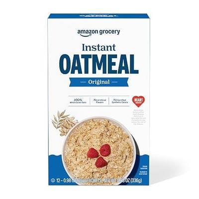 Amazon Grocery, Original Instant Oatmeal, 0.98 Oz, 12 Ct