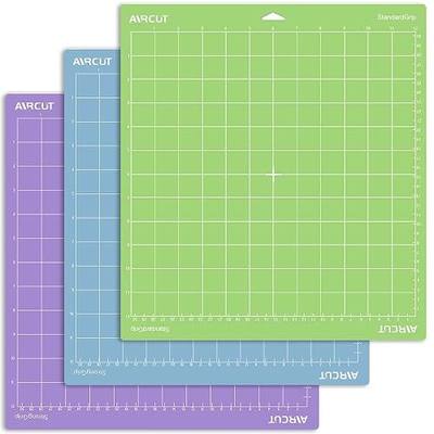 AIRCUT Cutting Mat for Cricut Maker and Explore Series, 3PC Variety Mats | 12"x12" Cutting Mat for Cricut Maker 4/Maker 3/Maker/Explore 5/4/3/Air 2/One, Variety Sticky Grip Cutting Mats Accessories