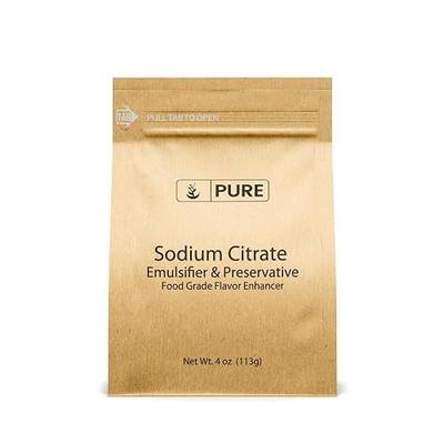 Pure Original Ingredients, Sodium Citrate, 4 Oz | For cheese making, sauces, beverages, baking, and versatile kitchen use