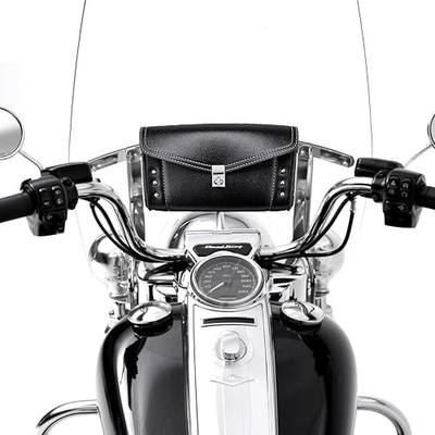 KEMIMOTO Motorcycle Windshield Bag Fit for Road King Softail Storage Tool