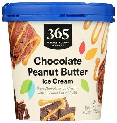 365 by Whole Foods Market Chocolate Peanut Butter Ice Cream, 1 PT