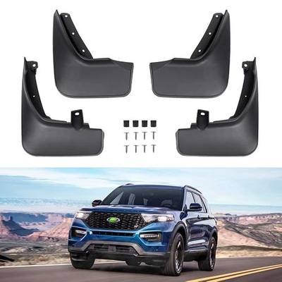 Autorder Mud Flpas Splash Guards for Ford Explorer 2020-2025 2026 Accessories Mudflap Fender Flares Front and Rear Mud Guard Set 4PCS