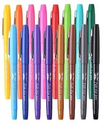 Mr. Pen- Felt Tip Pens, 16 Pack, 0.7 mm, Colorful Felt Tip Pens, Fast Dry | No Smear, Planner Markers for Underlining, Writing, Drawing, Journaling Supplies
