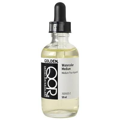 GOLDEN QoR Artist Watercolors, Watercolor Medium, 2 fl. oz. Jar