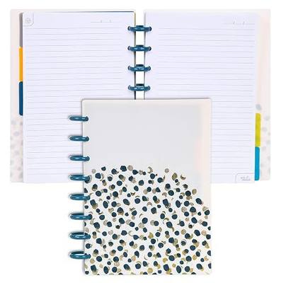 Talia Discbound Notebooks, Planner, Customizable, (Fireworks Deep Lake with DLB Discs, Junior (5.5in x 8.5in))