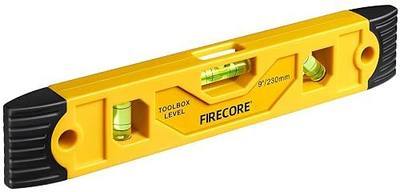 Torpedo Level Magnetic, Firecore 9 Inch Shockproof Small Leveler Tool with 3 Bubble Spirit Level 45 90 180 Degree, Construction Levelers for Hanging Pictures Install Shelf Home Renovation