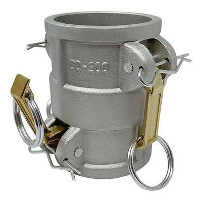 Aluminum Type DD Cam and Groove Spool Coupler, 2" Female Camlock x 2" Female Camlock (CAM-20-DD-AL)