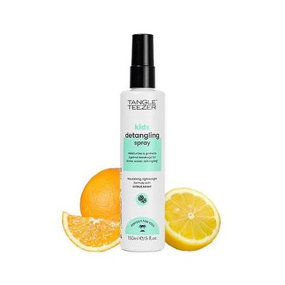 TANGLE TEEZER Hair Detangler Spray for Kids, All Hair Types, 5 fl oz | Vegan, sulfate-free kids detangler spray; lightweight hydration with a fresh fruity scent for tear-free detangling