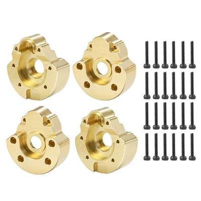 Heavy Brass Outer Portal Drive Housing 65g for 1/10 Redcat GEN8 RC Car(4PCS)