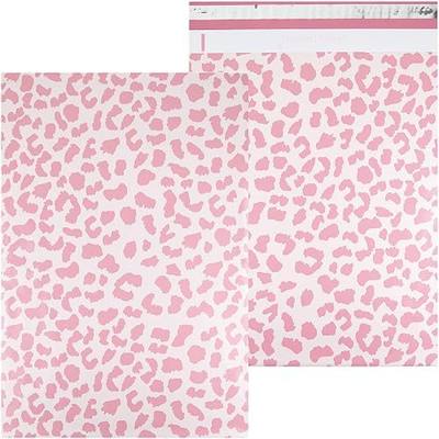 Inspired Mailers- 50 Poly Mailers 14.5x19 - Rose Gold Cheetah Shipping Bags