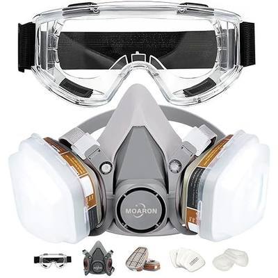 Reusable Half Face Cover Set, Half Face Respirаtor, Personal Protective Equipment Filter for Painting, Decorating Carpentry, Welding, Metal Cutting, Same Scene as 6000 6200 7000 FF-400 (Medium)