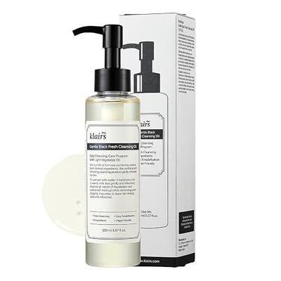 DearKlairs Cleansing Oil Korean Makeup Remover 6 Plant Oils, 5.07 Fl Oz | 6 plant oils, paraben-free, gently melts makeup, first step double cleanse, vegan & cruelty-free, full size