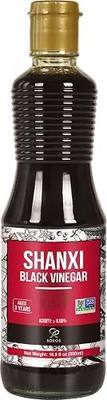 Soeos Shanxi Black Vinegar, 16.9 Fl Oz (500ml), Organic Rice Vinegar, Chinese Black Vinegar, Traditional Shanxi Xiangcu, Rice Vinegar for Cooking Noodles, Braised Meat, Cold Appetizers