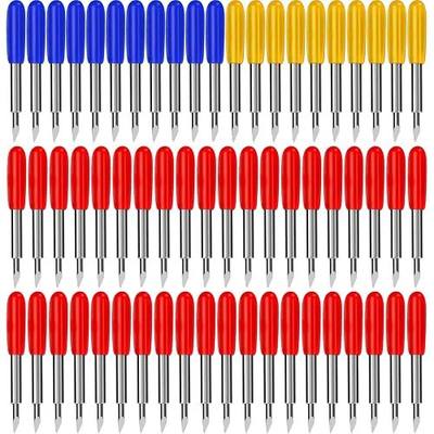 60 Pcs Replacement Blades for Cricut Explore Air 2 Vinyl Cutting Machines(10P 30°+10P 60°+40P 45°) (60)