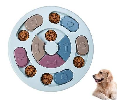 Dog Puzzle Toys,Dog Puzzles,Puppy Puzzle Game Toy,Dog Puzzles for Smart Dogs,Dog Interactive Feeder Bowl,Dog Slow Feeder Puzzle Toy for Pet Dogs Puppy Cats Prevent Boredom and Upset