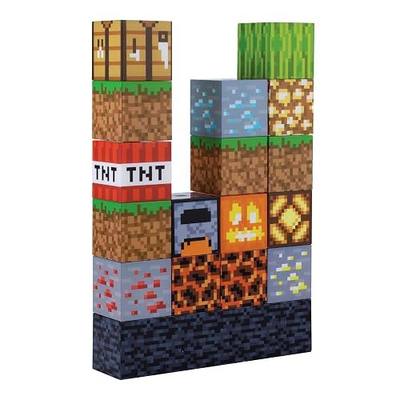 Paladone Minecraft Building Block Night Light – Officially Licensed LED Lamp for Boys’ Bedrooms, Gaming Decor & Gifts – Fun Minecraft Room Accessory