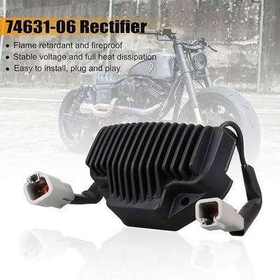 LKV 74631-06 Voltage Regulator Rectifier for Harley Davidson Dyna 2006-2007 | Super Glide Custom Wide Glide Low Rider Street Bob,Replace OEM# 74631-06, 74631-06A, 7463106