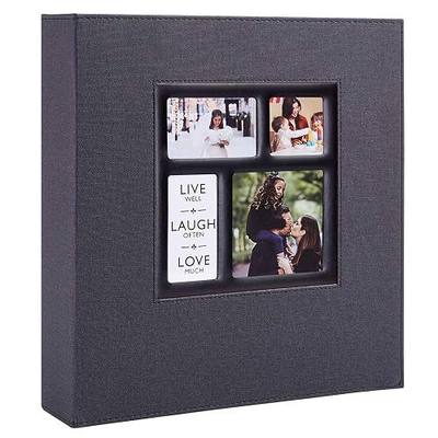 Ywlake Photo Album 4x6 1000 Pockets Photos Linen Cover, Extra Large Capacity Family Wedding Picture Albums Holds 1000 Horizontal and Vertical Photos Black
