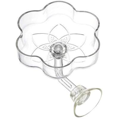 Aquarium Shrimp/Small Fish Feeding Dish Feeder Dish, Acrylic Material, Mini Size (Magnolia Shaped)